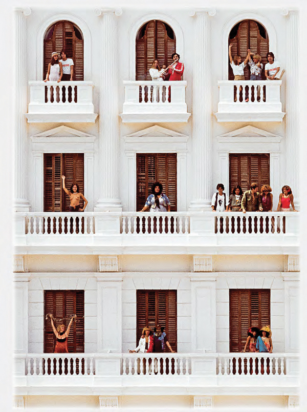 The Hotel Montesol, 1976, as originally shot for a Pacha nightclub poster